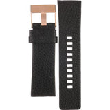 Buy Shop Diesel BAMF Chronograph Black Dial Black Leather Strap Watch For Men - DZ7346 USA Online