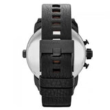 Buy Shop Diesel Little Daddy Chronograph Black Dial Black Leather Strap Watch For Men - DZ7291 USA Online