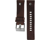 Buy Shop Diesel Little Daddy SBA Small Sized Grey Dial Brown Leather Strap Watch For Men - DZ7258 USA Online