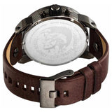 Buy Shop Diesel Little Daddy SBA Small Sized Grey Dial Brown Leather Strap Watch For Men - DZ7258 USA Online