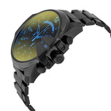 Buy Shop Diesel Mega Chief Chronograph Black Dial Black Steel Strap Watch For Men - DZ4318 USA Online