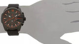 Buy Shop Diesel Mega Chief Chronograph Black Dial Black Leather Strap Watch For Men - DZ4291 USA Online