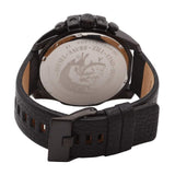 Buy Shop Diesel Mega Chief Chronograph Black Dial Black Leather Strap Watch For Men - DZ4291 USA Online