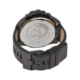 Buy Shop Diesel Mega Chief Chronograph Black Dial Black Leather Strap Watch For Men - DZ4291 USA Online