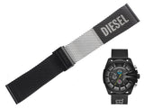 Buy Shop Diesel Mega Chief Chronograph Black Dial Black Mesh Bracelet Watch For Men - DZ4514 USA Online