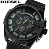 Buy Shop Diesel Mega Chief Chronograph Black Dial Black Mesh Bracelet Watch For Men - DZ4514 USA Online