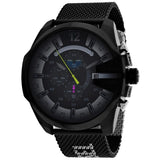 Buy Shop Diesel Mega Chief Chronograph Black Dial Black Mesh Bracelet Watch For Men - DZ4514 USA Online