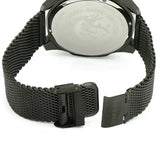 Buy Shop Diesel Mega Chief Chronograph Black Dial Black Mesh Strap Watch For Men - DZ4527 USA Online