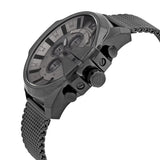 Buy Shop Diesel Mega Chief Chronograph Black Dial Black Mesh Strap Watch For Men - DZ4527 USA Online