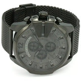 Buy Shop Diesel Mega Chief Chronograph Black Dial Black Mesh Strap Watch For Men - DZ4527 USA Online