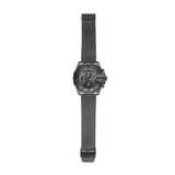 Buy Shop Diesel Mega Chief Chronograph Black Dial Black Mesh Strap Watch For Men - DZ4527 USA Online