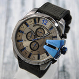 Buy Shop Diesel Mega Chief Chronograph Black Dial Black Nylon Strap Watch For Men - DZ4500 USA Online