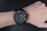 Buy Shop Diesel Mega Chief Chronograph Black Dial Black Steel Strap Watch For Men - DZ4283 USA Online