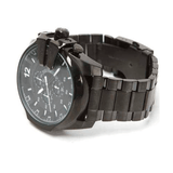 Buy Shop Diesel Mega Chief Chronograph Black Dial Black Steel Strap Watch For Men - DZ4283 USA Online
