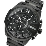 Buy Shop Diesel Mega Chief Chronograph Black Dial Black Steel Strap Watch For Men - DZ4283 USA Online