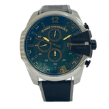 Buy Shop Diesel Mega Chief Chronograph Black Dial Grey Nylon Strap Watch For Men - DZ4523 USA Online