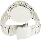 Buy Shop Diesel Mega Chief Chronograph Blue Dial Silver Steel Strap Watch For Men - DZ4465 USA Online