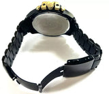 Buy Shop Diesel Mega Chief Chronograph Gold Dial Black Steel Strap Watch For Men - DZ4485 USA Online