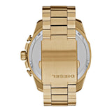 Buy Shop Diesel Mega Chief Chronograph Gold Dial Gold Steel Strap Watch For Men - DZ4360 USA Online