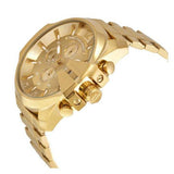 Buy Shop Diesel Mega Chief Chronograph Gold Dial Gold Steel Strap Watch For Men - DZ4360 USA Online
