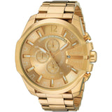 Buy Shop Diesel Mega Chief Chronograph Gold Dial Gold Steel Strap Watch For Men - DZ4360 USA Online