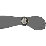 Buy Shop Diesel Mega Chief Chronograph Grey Dial Black Steel Strap Watch For Men - DZ4479 USA Online