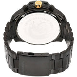 Buy Shop Diesel Mega Chief Chronograph Grey Dial Black Steel Strap Watch For Men - DZ4479 USA Online