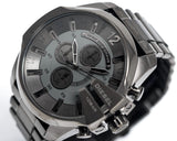Buy Shop Diesel Mega Chief Chronograph Grey Dial Grey Steel Strap Watch for Men - DZ4282 USA Online