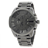 Buy Shop Diesel Mega Chief Chronograph Grey Dial Grey Steel Strap Watch for Men - DZ4282 USA Online