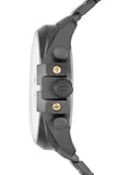 Buy Shop Diesel Mega Chief Chronograph Grey Dial Grey Steel Strap Watch For Men - DZ4466 USA Online