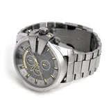 Buy Shop Diesel Mega Chief Chronograph Grey Dial Grey Steel Strap Watch For Men - DZ4466 USA Online
