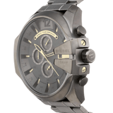 Buy Shop Diesel Mega Chief Chronograph Grey Dial Grey Steel Strap Watch For Men - DZ4466 USA Online