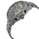 Buy Shop Diesel Mega Chief Chronograph Grey Dial Grey Steel Strap Watch For Men - DZ4466 USA Online