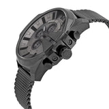 Buy Shop Diesel Mega Chief Chronograph Black Dial Black Mesh Strap Watch For Men - DZ4527 USA Online