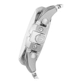 Buy Shop Diesel Mega Chief Chronograph White Dial Silver Steel Strap Watch For Men - DZ4477 USA Online