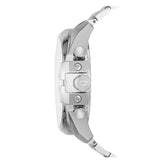 Buy Shop Diesel Mega Chief Chronograph White Dial Silver Steel Strap Watch For Men - DZ4477 USA Online