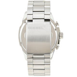 Buy Shop Diesel Mega Chief Chronograph White Dial Silver Steel Strap Watch For Men - DZ4477 USA Online