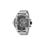 Buy Shop Diesel Little Daddy Chronograph Black Dial Silver Steel Strap Watch For Men - DZ7259 USA Online