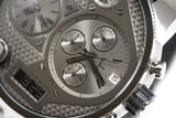 Buy Shop Diesel Mr Daddy 1.0 Gray Dial Gray Stainless Steel Watch For Men - DZ7247 USA Online