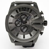 Buy Shop Diesel Mega Chief Chronograph Black Dial Black Mesh Strap Watch For Men - DZ4527 USA Online