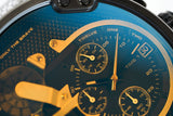 Buy Shop Diesel Mr. Daddy 2.0 Chronograph Black Dial Grey Nylon Strap Watch For Men - DZ7429 USA Online