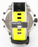 Buy Shop Diesel Mr. Daddy 2.0 Chronograph Black Dial Grey Nylon Strap Watch For Men - DZ7429 USA Online