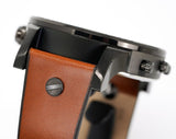 Buy Shop Diesel Mr. Daddy 2.0 Chronograph Silver Dial Brown Leather Strap Watch For Men - DZ7394 USA Online