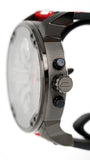 Buy Shop Diesel Mr Daddy 2.0 Chronograph Grey Dial Red Rubber Strap Watch For Men - DZ7423 USA Online