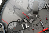 Buy Shop Diesel Mr Daddy 2.0 Chronograph Grey Dial Red Rubber Strap Watch For Men - DZ7423 USA Online