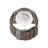 Buy Shop Diesel Mini Daddy Analog Blue Dial Brown Leather Strap Watch For Men - DZ7339 USA Online