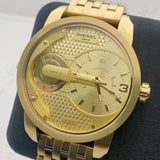 Buy Shop Diesel Mini Daddy Gold Dial Gold Steel Strap Watch For Men - DZ7306 USA Online