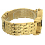 Buy Shop Diesel Mini Daddy Gold Dial Gold Steel Strap Watch For Men - DZ7306 USA Online