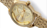 Buy Shop Diesel Mini Daddy Gold Dial Gold Steel Strap Watch For Men - DZ7306 USA Online