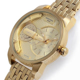 Buy Shop Diesel Mini Daddy Gold Dial Gold Steel Strap Watch For Men - DZ7306 USA Online